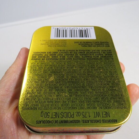 Mini Embossed Whitman's Metal Candy Tin Container 1920's reproduction colorful - Picture 8 of 11